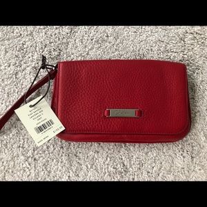 Lantern Red wristlet